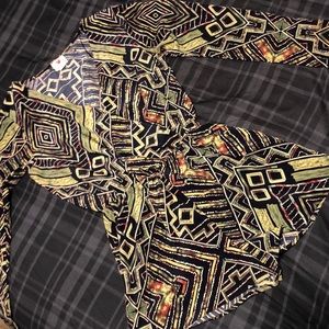 Multicolored Long-sleeved Romper